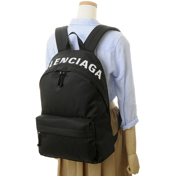 Balenciaga Wheel Nylon Backpack Black - Picture 6 of 7